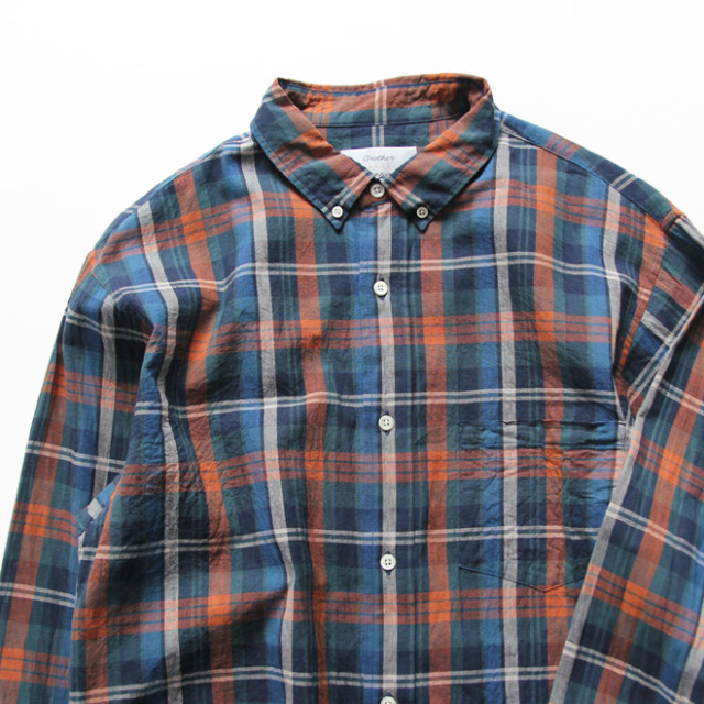 Another 20th Century / Montmartre B.D. - Cotton Linen Orange Check