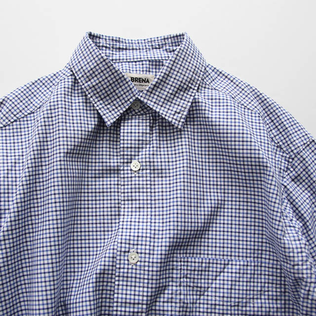 BRENA / Reg - Thomas Mason Blue Check
