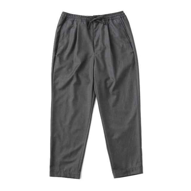 BRENA / String Easy Pants - Cavalry Twill Cotton Charcoal