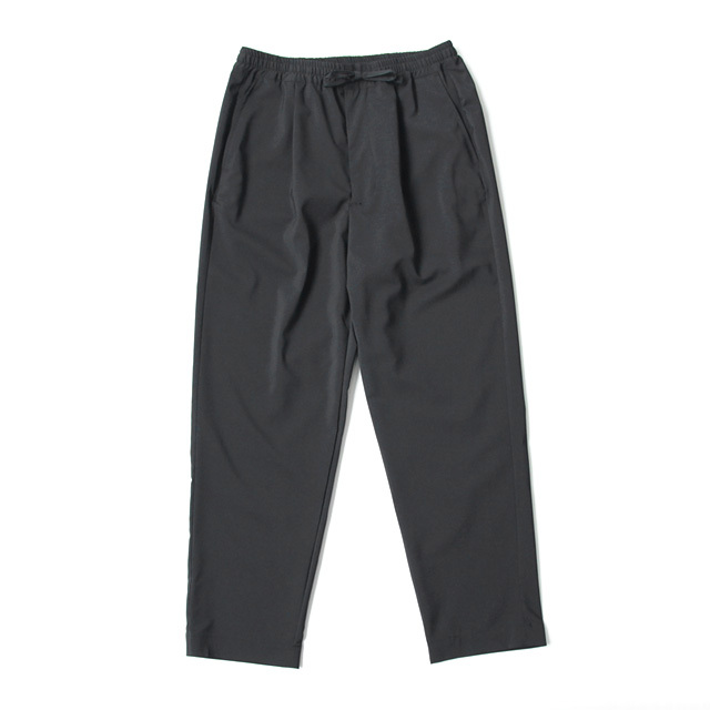 BRENA / String Easy Pants - Linen Like Popline Black