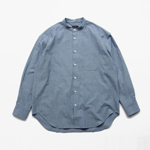 comm. arch. / Super Soft Cotton Chambray Shirt - Sky Chambray