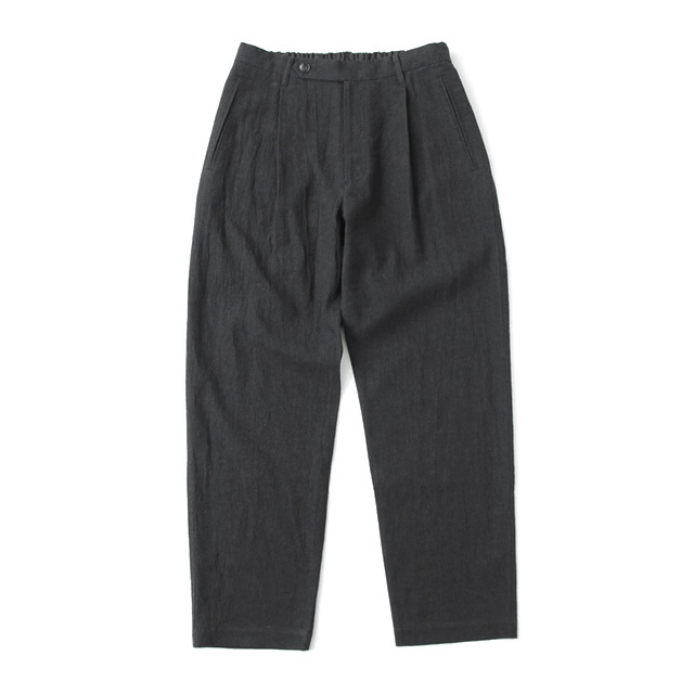 comm. arch. / Linen Cotton Chambray Trousers - Colamine