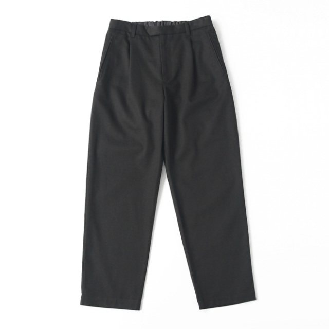 comm. arch. / Supima Double Drill Trousers - Blackout