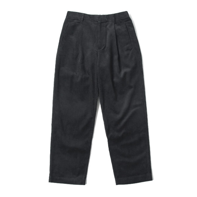 comm. arch. / 8W Organic Corduroy Trousers - Blackout