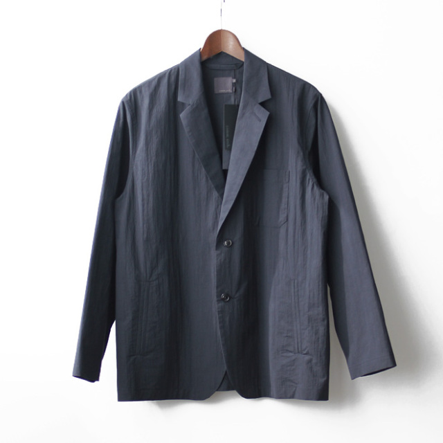comm. arch. / Paper Like Lapeled Shirt Jacket - Blue Hole