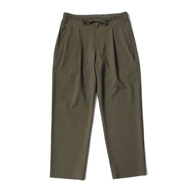 comm. arch. /  Poly Ramie Tropical Wool Pants -  Burnt Brown Mix