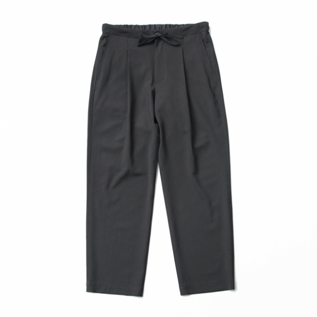 comm. arch. /  Poly Ramie Tropical Wool Pants -  Black Coal