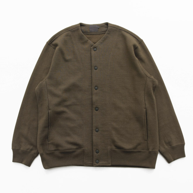 comm. arch. / Mixed Cotton Dense Sweat Blouson - Dk.Olive