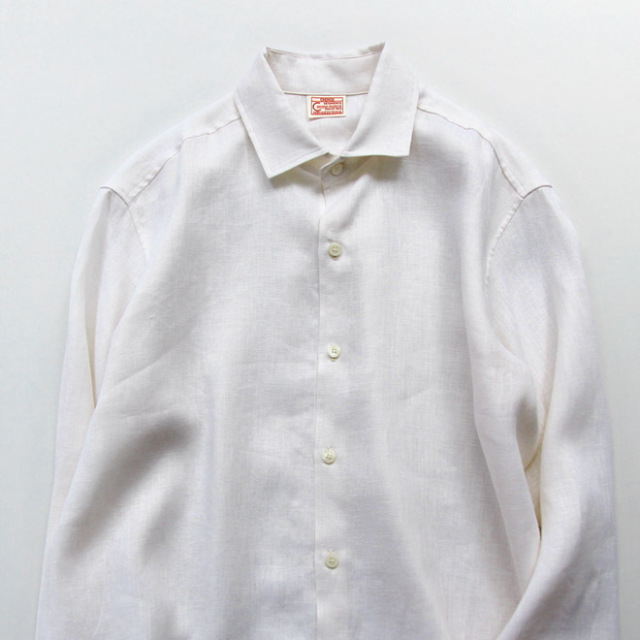 CONCHON QUINETTE /  Farmer Shirts - European Linen Blanc
