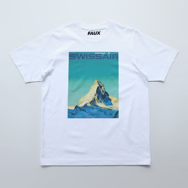 FAUX / Graphic Tee - Swiss Air