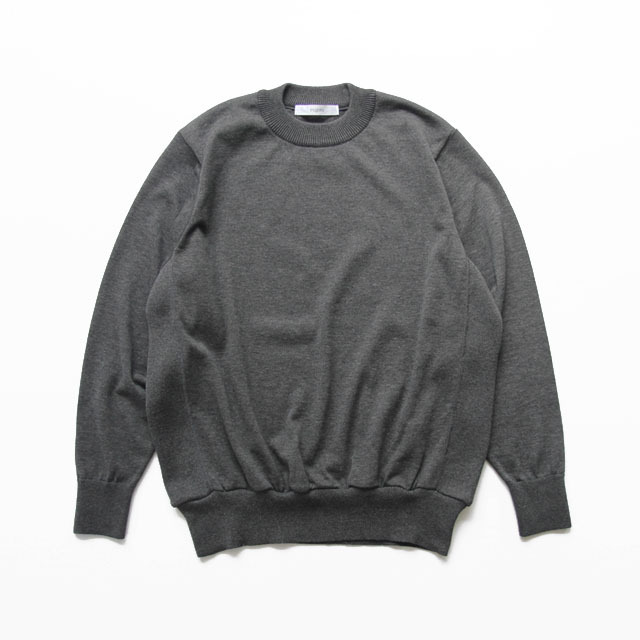 FUJITO / Side Rib Sweater - Charcoal