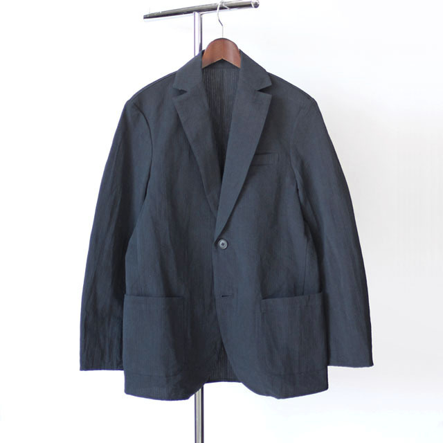 FUJITO / N.O.UN Jacket - Seersucker Navy