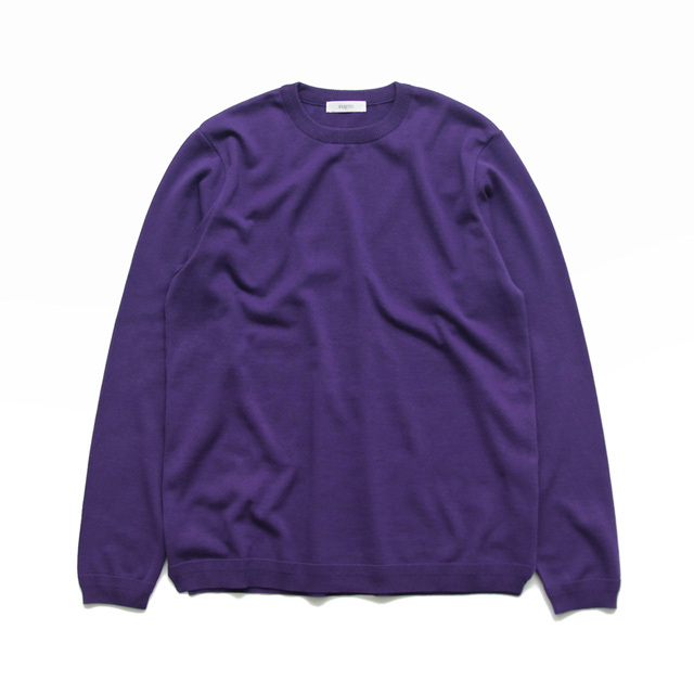 FUJITO / L/S Knit T-Shirt - Purple