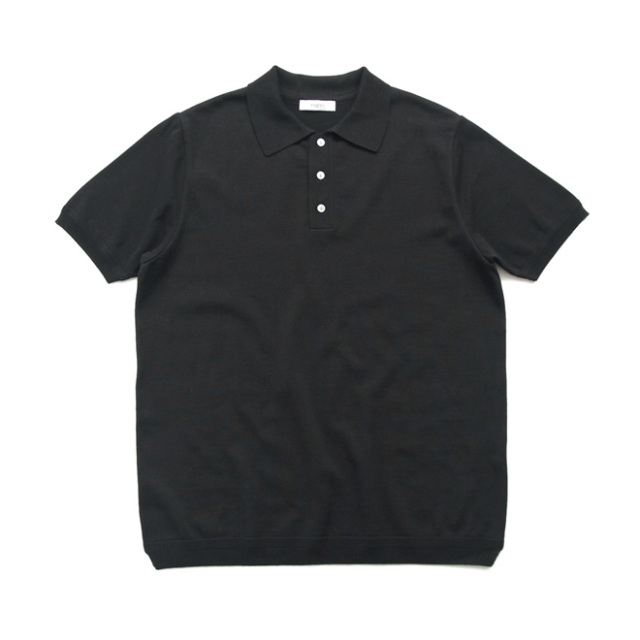 FUJITO / Knit Polo "Easy" - Black