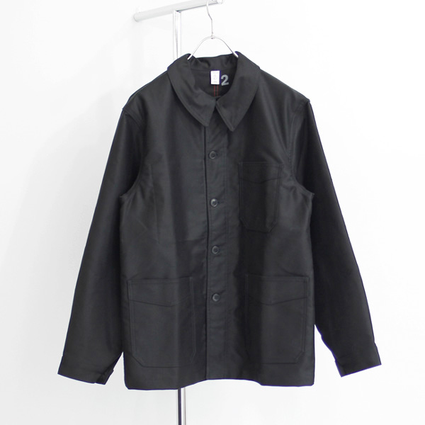 Le Travailleur Gallice / Moleskin Work Jacket - Black