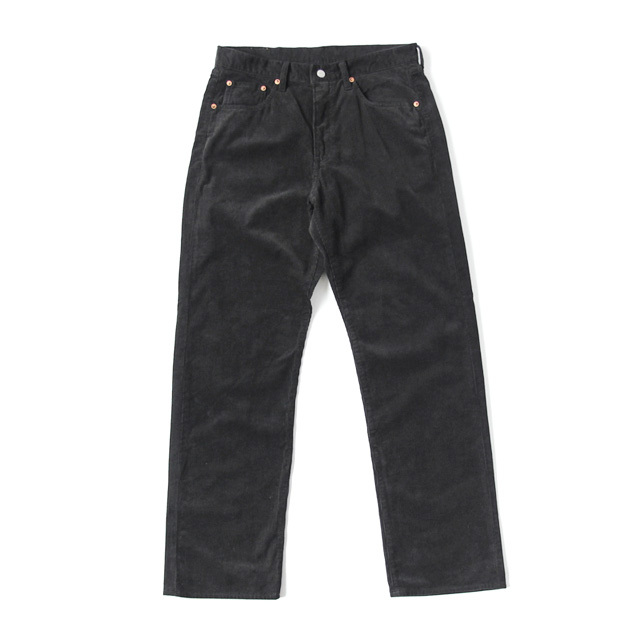 <30% OFF> HAND ROOM / 5 Pocket Corduroy Pants - Black