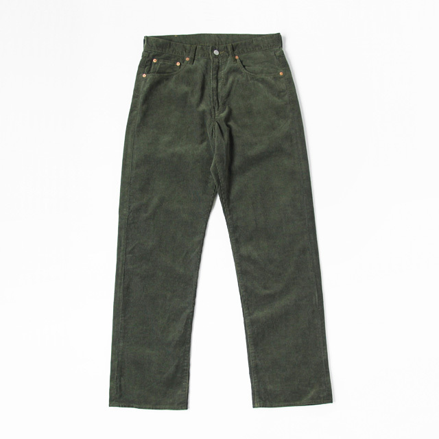 HAND ROOM / 5 Pocket Corduroy Pants - Dk.Green