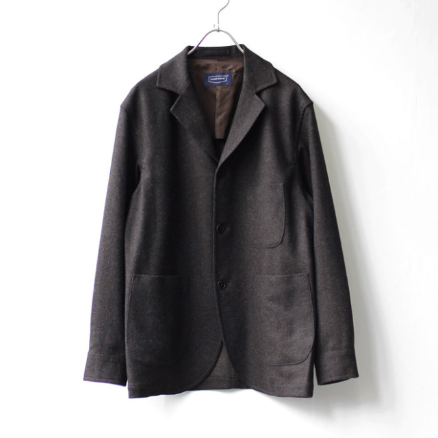 HAND ROOM / Twill Cuffed Jacket - Dk.Brown