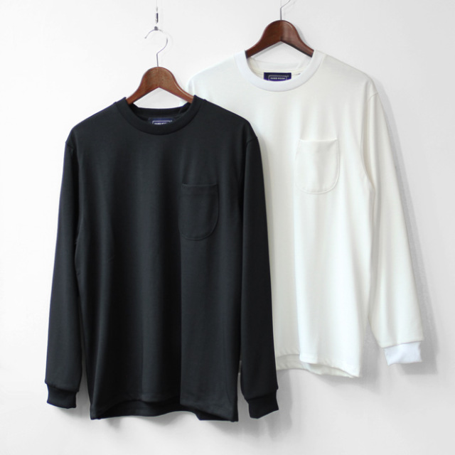 HAND ROOM / Cotton Like Polyester Long T Shirt