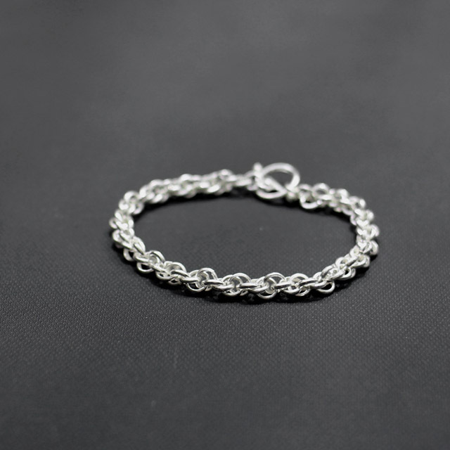 JeP / Siliver Chain Bracelet C