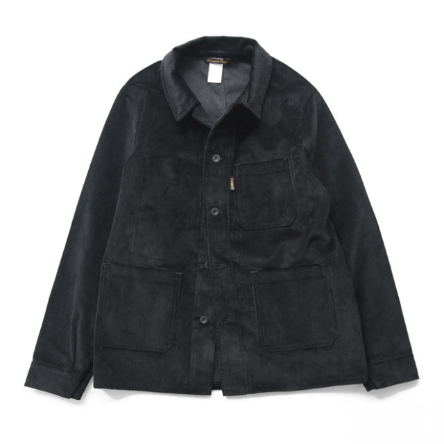 Le Laboureur / Corduroy Work Jacket - Black