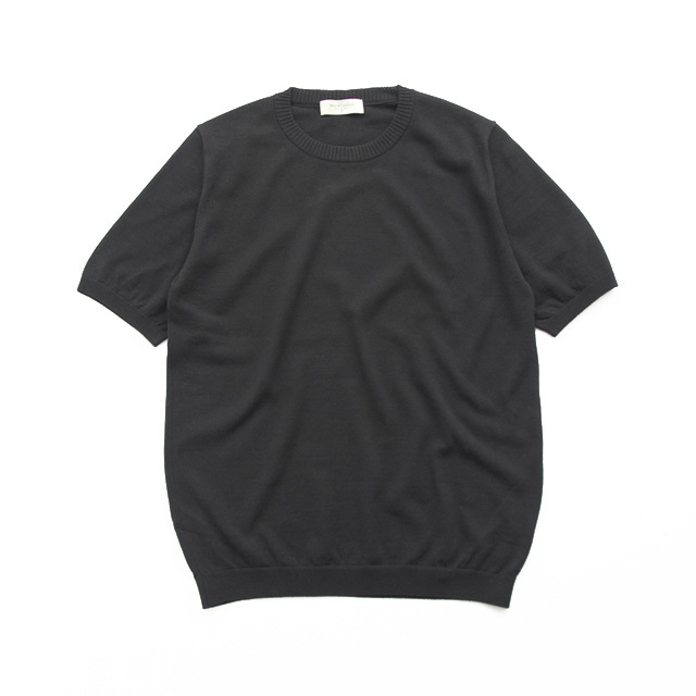 MOONCASTLE / Ice Cotton Knit Tee - Black