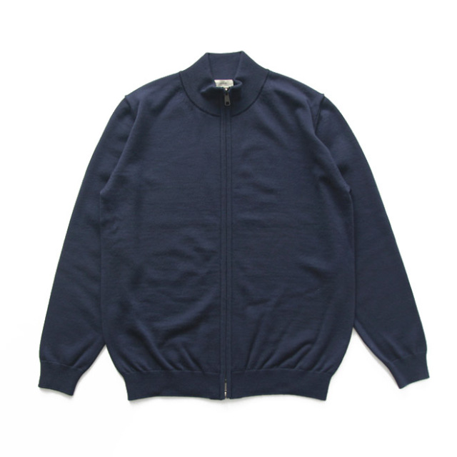 MOONCASTLE / Wool Full Zip Blouoson - Navy