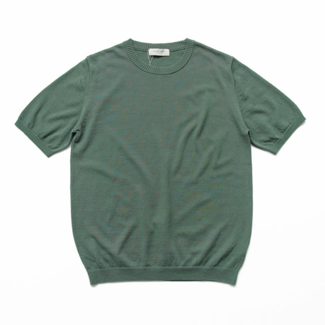 MOONCASTLE / Ice Cotton Knit Tee - Olive