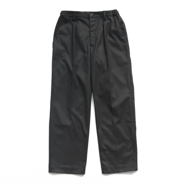 melple /  Fairfax Flannel Twill Pants - Black