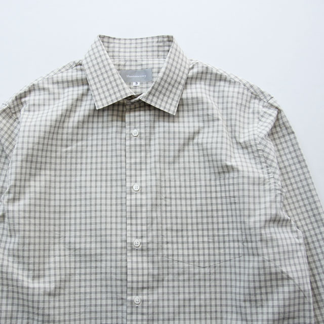 Montmorency / Regular Shirt - Natural Check