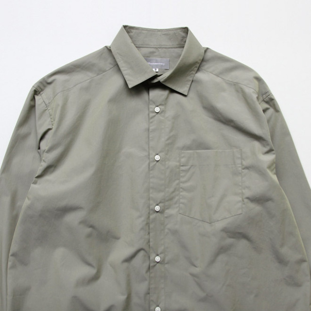 Montmorency / Relax Shirt - Typewriter Chambray Lt.Khaki