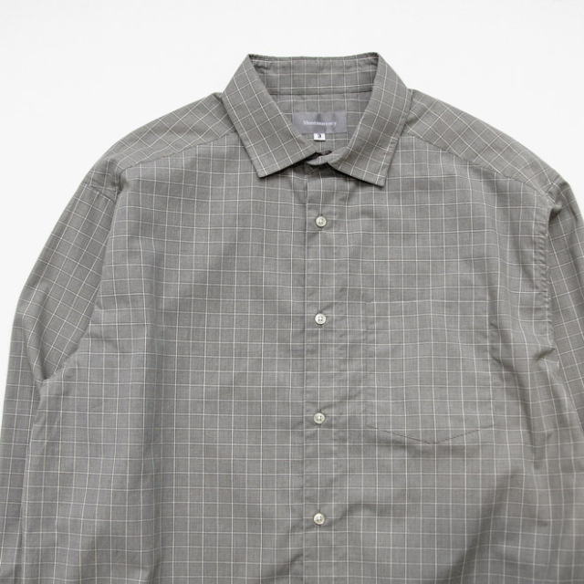 Montmorency / Relax Shirt - Greige Check
