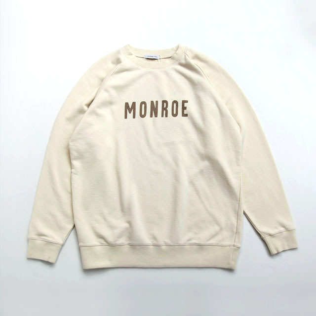 Ordinary fits / Print Sweat - MONROE Ecru