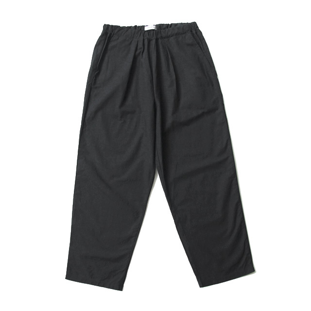 Ordinary fits / Cotton Linen Easy Trouser - Black