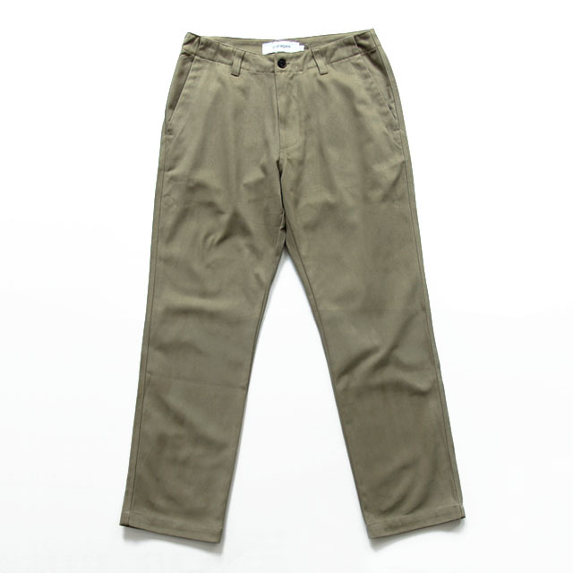 parages / Dock - Brisbane Moss Heavy Cotton Twill Beige