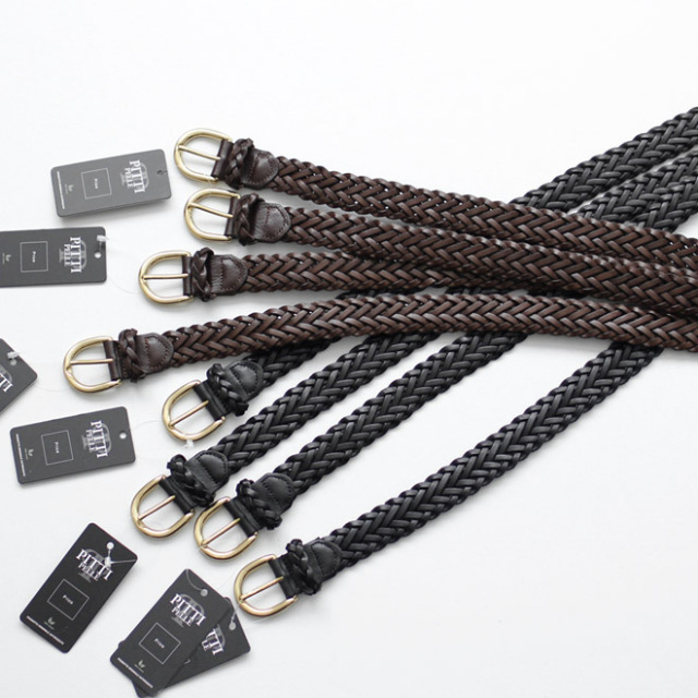 PITTI PELLE / Leather Mesh Belt