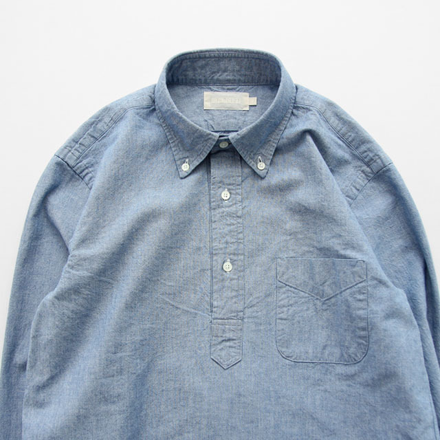 SOUTIENCOL / Remake Polo - Bleached Chambray