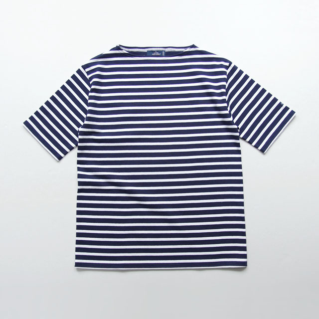 SAINT JAMES / OUESSANT Short Slv. - Marine*Neige