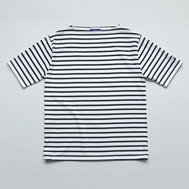 SAINT JAMES / OUESSANT Short Slv. - Neige*Noir