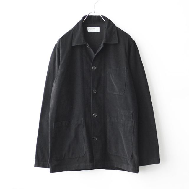 Universal Works / Bakers Overshirt - Fine Cord Black