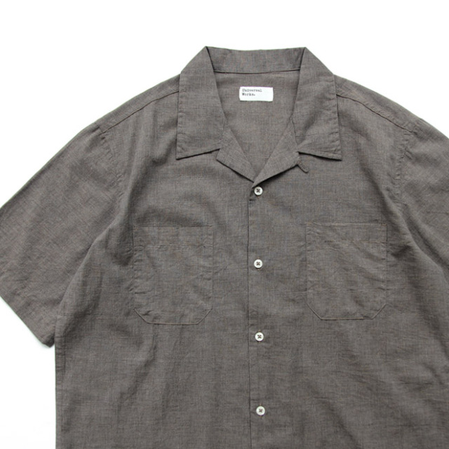 Universal Works / SAL Road Shirt - Fine ORG Cotton Brown