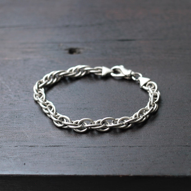 Vintage Accesarries / Siliver Chain Bracelet - FRANCE