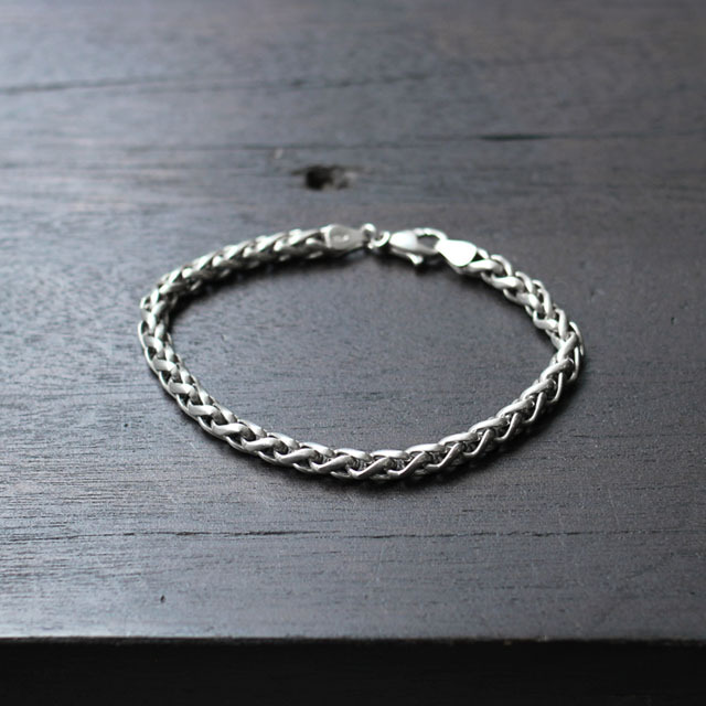Vintage Accesarries / Siliver Chain Bracelet - FRANCE