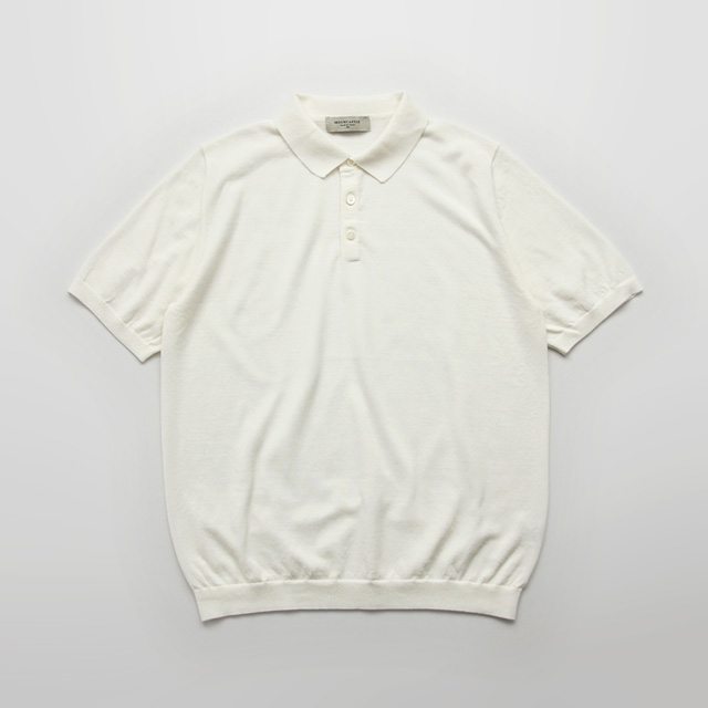 MOONCASTLE / Ice Cotton Knit Polo - Off White