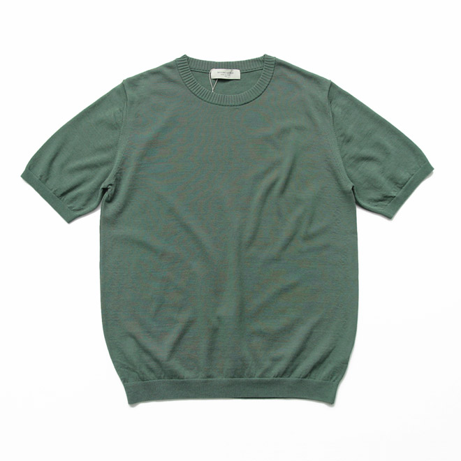 MOONCASTLE / Ice Cotton Knit Tee - Olive