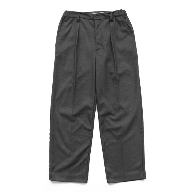 melple /  Fairfax Flannel Twill Pants - Charcoal