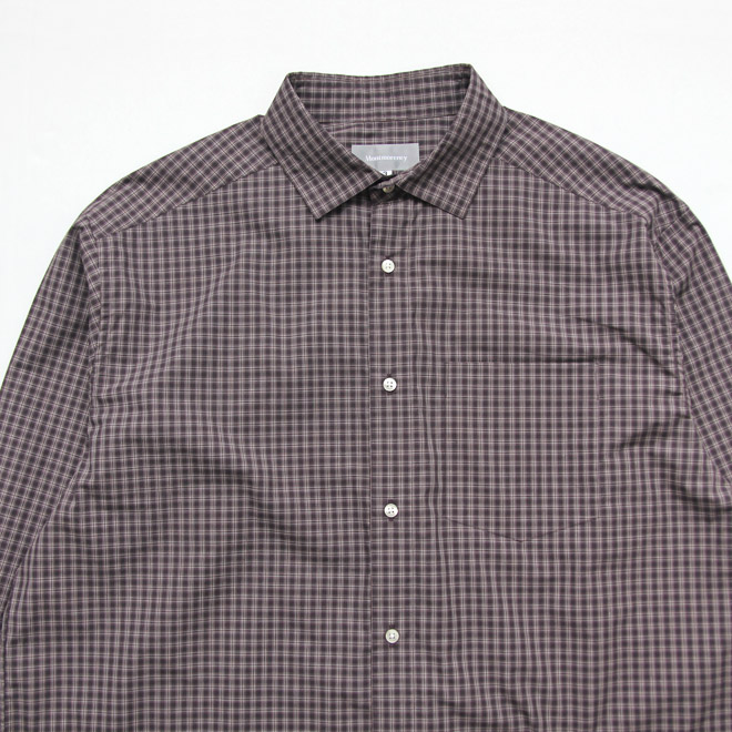 Montmorency / Relax Shirt - Raisin Brown Check