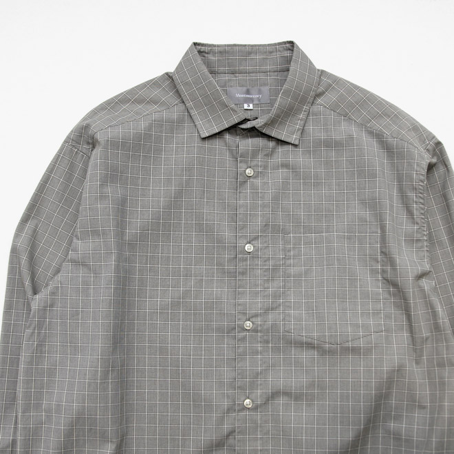 Montmorency / Relax Shirt - Greige Check
