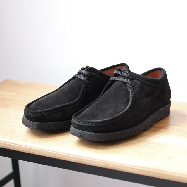 【超美品】パドモア＆バーンズ黒 スエード 8 Padmore&Barnes 【40%OFF】Padmore&Barnes / パドモア&バーンズ