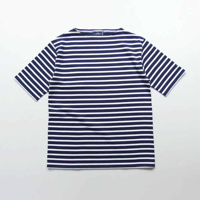 SAINT JAMES / OUESSANT Short Slv. - Marine*Neige